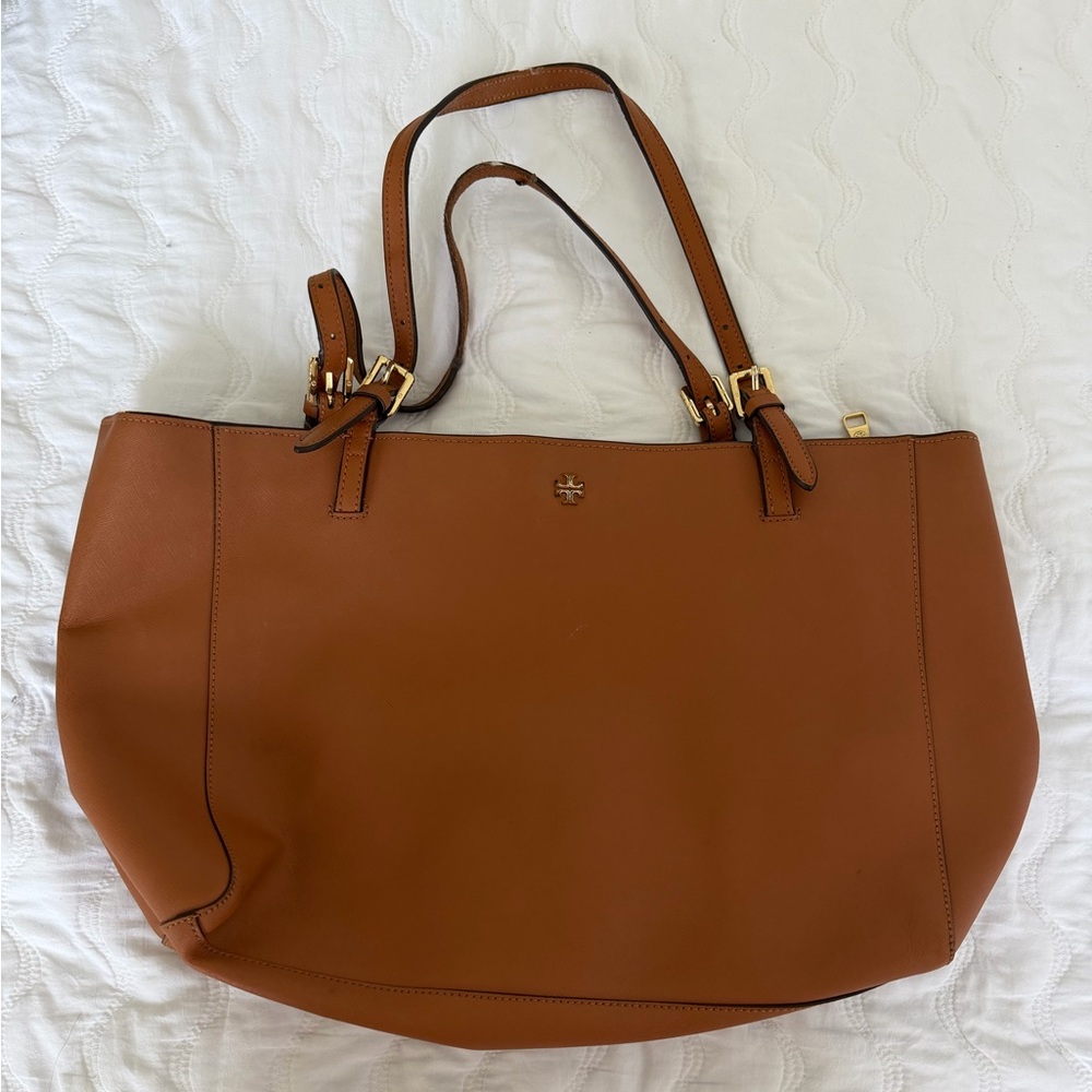 Tory Burch Saffiano Leather Tote Bag